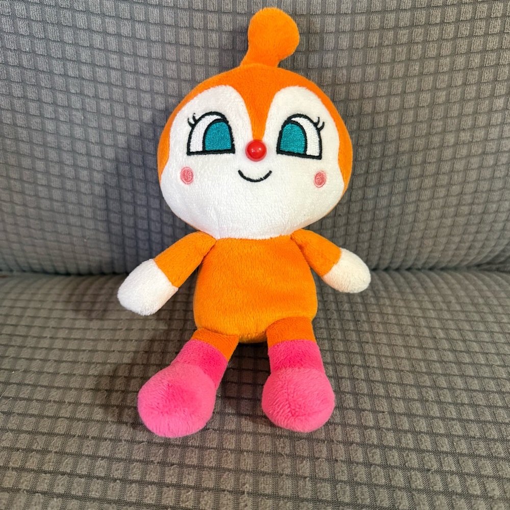 Sega Toy Anpanman Puri Chii Beans S Plus Dokin-Chan Plush Toy 7” inch